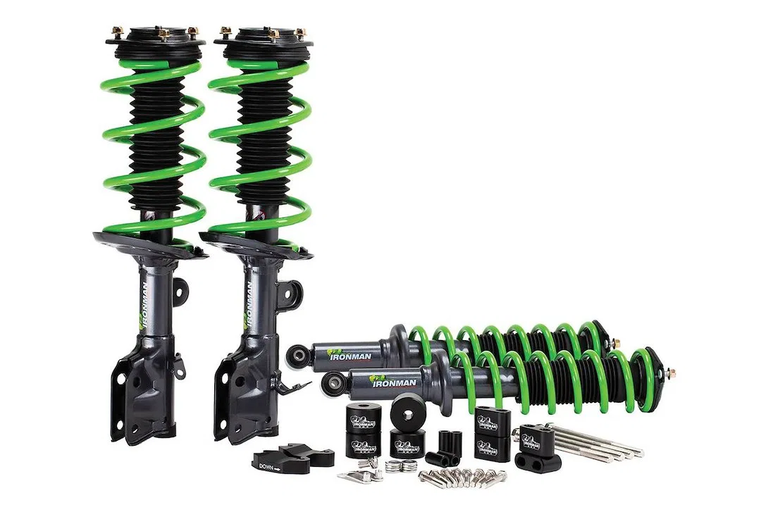 SUB011BCKG – IRONMAN 4X4 Lift Kit Suspension, 2 Inch Front Lift 2 Inch Rear Lift With Front And Rear Coil Over Shock ...